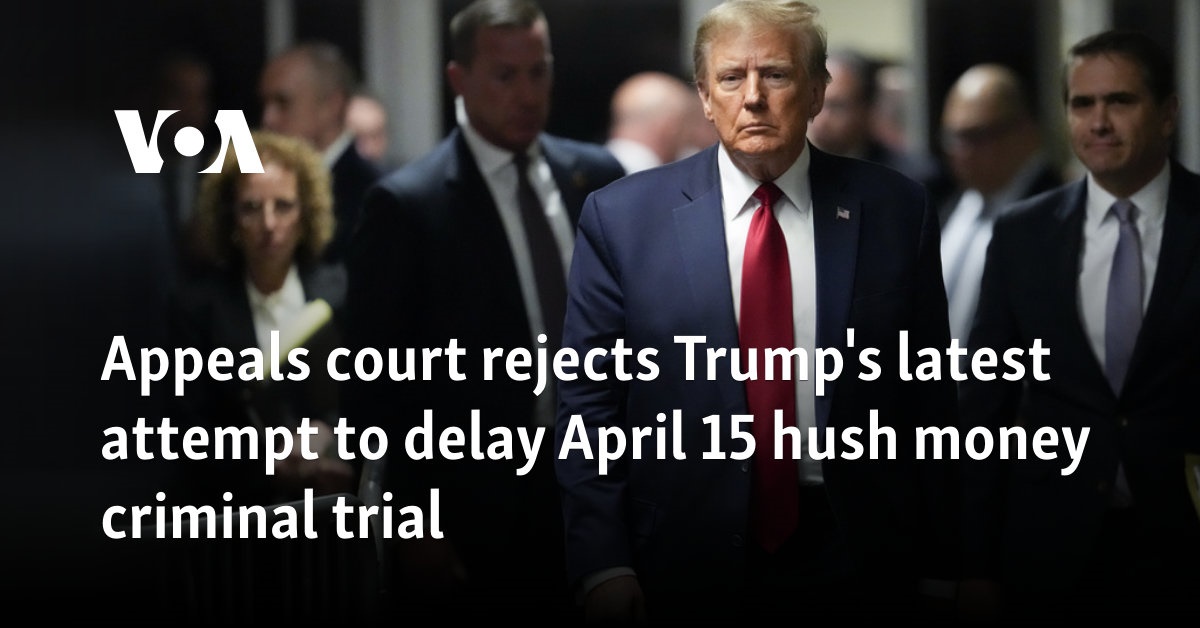 Appeals Court Rejects Trumps Latest Attempt To Delay April 15 Hush