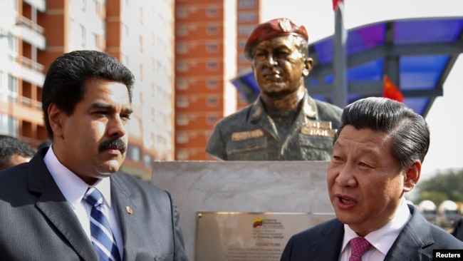 中国国家主席习近平和委内瑞拉总统马杜罗交谈 （2014年7月21日）
