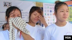 Two women wounded in the 2011 protest shooting in Svay Rieng province have seen their conditions worsen. 