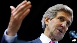 FILE - U.S. Secretary of State John Kerry, Dec. 17, 2013.