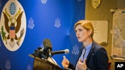 Samantha Power, balozi wa Marekani katika Umoja wa Mataifa. 