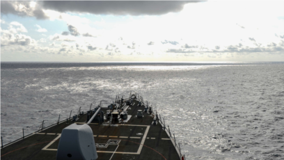 USS Russell trên Biển Đông hôm 17/2.