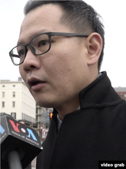 香港立法会议员郭荣铿接受美国之音记者采访(2019年3月22日)