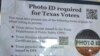 Trump Administration Backs Texas Voter ID Law in Court