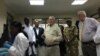 U.S. Secretary of State Rex Tillerson visits U.S.-supported Kenya Wildlife Service Genetics and Molecular Forensics Laboratory, March 11. (N. Ching/VOA)