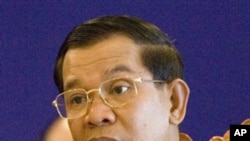 Cambodian Prime Minister Hun Sen.