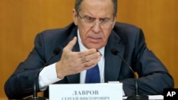 Министр иностранных дел России Сергей Лавров 