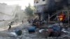 시리아 알레포에 정부군 공습, 33명 사망