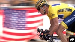 Lance Armstrong, juara tujuh kali Tour de France menghadapi tuduhan penggunaan doping secara sistematis (foto:dok)