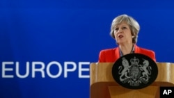 British Prime Minister Teresa May has promised to go forward with Brexit.