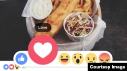 Facebook has rolled out several new animated reaction buttons to supplement the famous "Like" button. (Facebook)