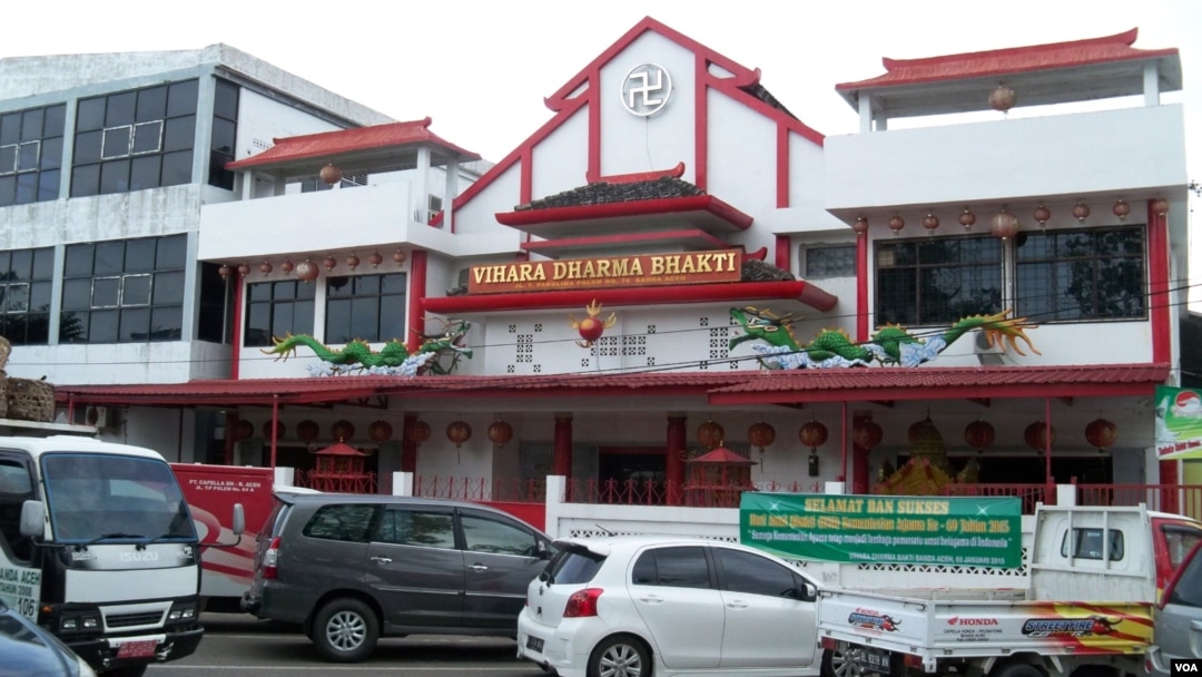 Vihara Dharma Bakti Peunayong Kawasan Kampung Keberagaman Banda Aceh