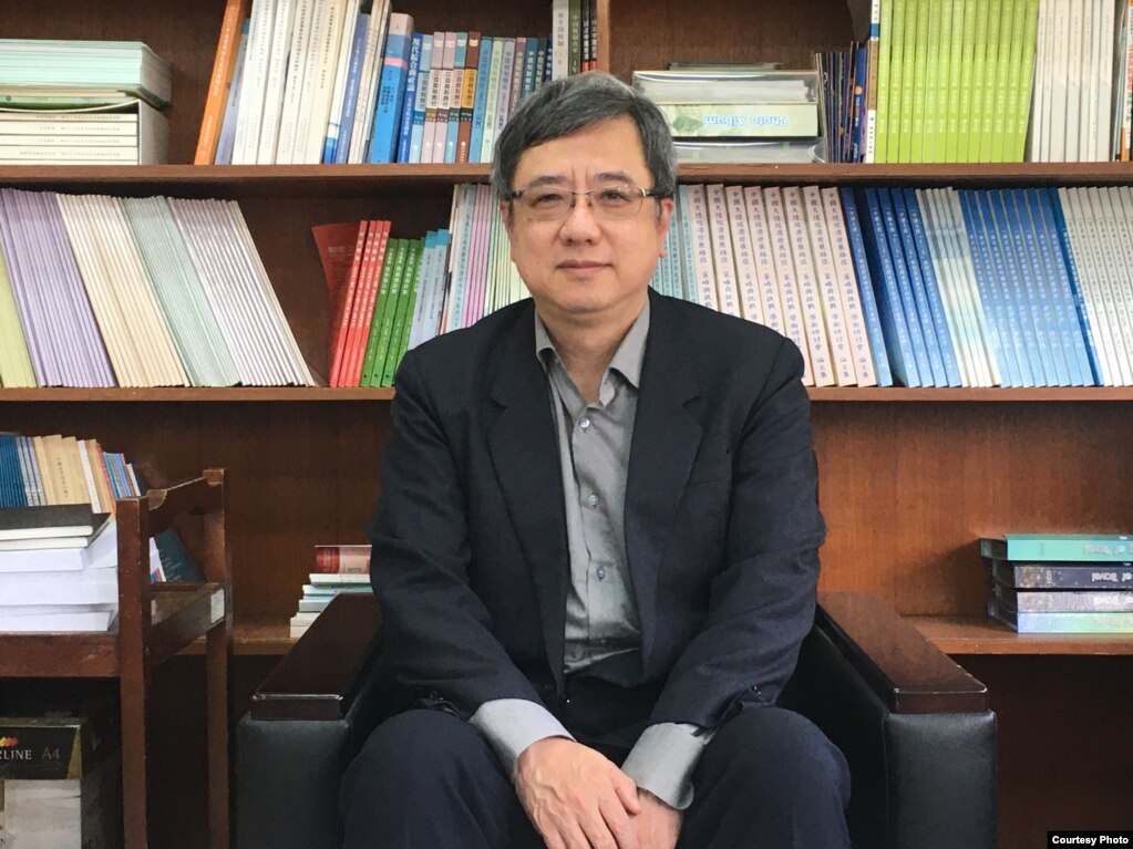 台湾中华经济研究院大陆研究所所长刘孟俊。（陈筠摄）(photo:VOA)