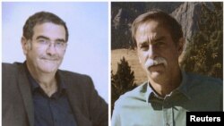 Serge Haroche (à g.) et David Wineland, lauréats du prix Nobel de physique 2012