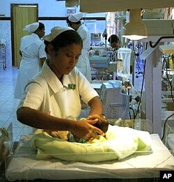 Baby incubator, India
