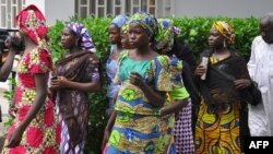 Wasu daga cikin daliban Chibok da suka kwace daga hannun Boko Haram