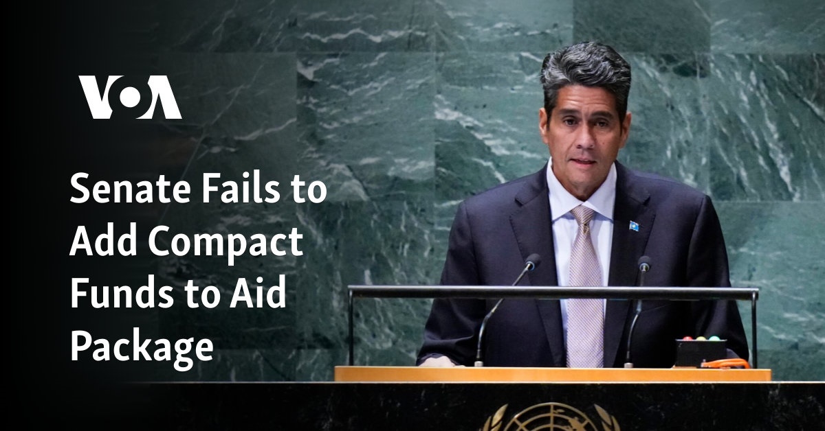 Senate Fails to Add Compact Funds to Aid Package