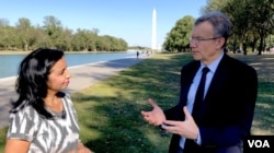 U.S. Ambassador Daniel Rosenblum to Uzbekistan, talking to VOA's Navbahor Imamova in Washington, September 25, 2019