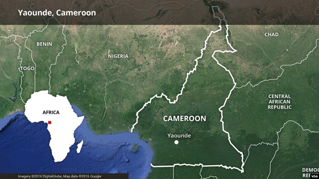 Map of Cameroon
