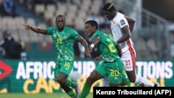 FILE: AFCON soccer match between Zimbabwe and Guinea
