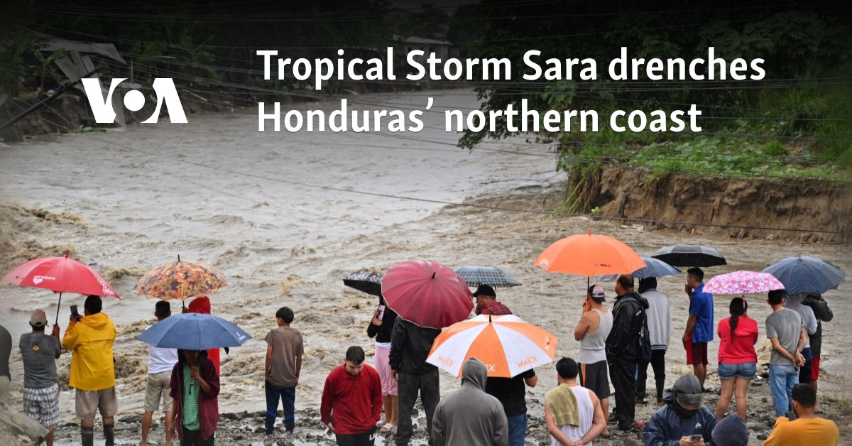 Tropical Storm Sara Causes Flooding in Honduras