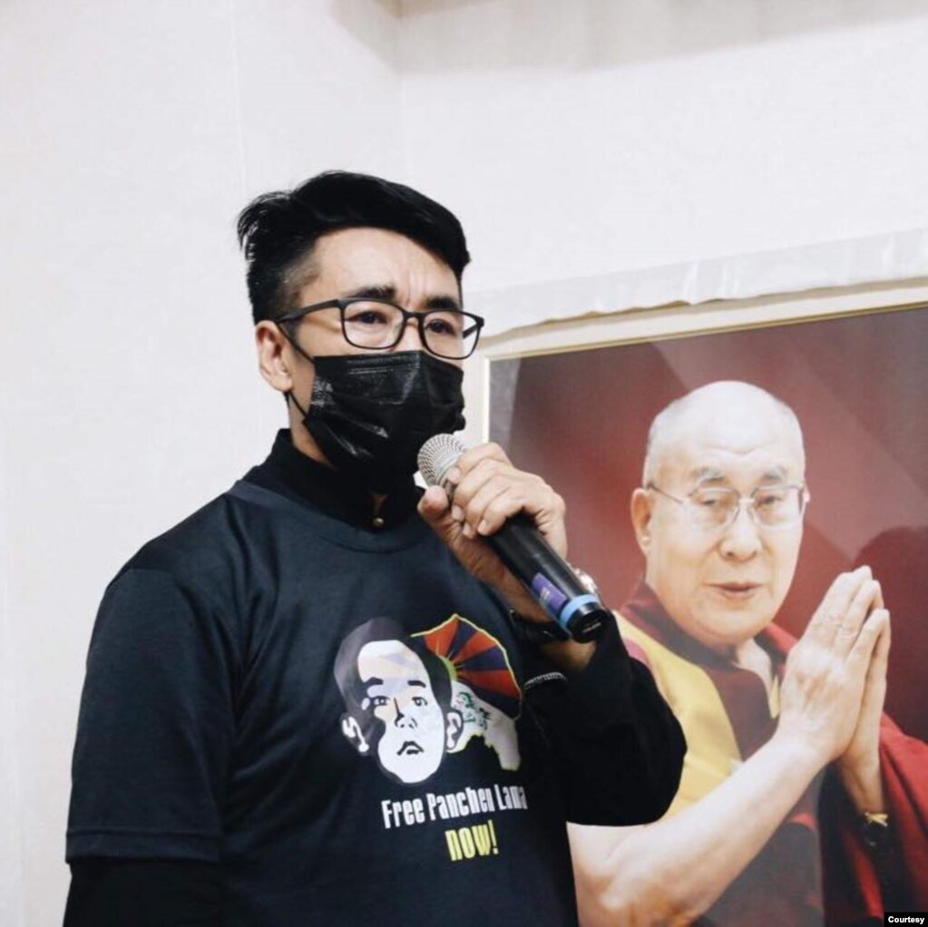 位于台北的西藏台湾人权连线理事长札西慈仁（Tashi Tsering，照片提供：札西慈仁）(photo:VOA)
