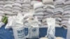 Du riz PAM distribué aux déplacés de Mandza Ndounga dans le Pool, Congo, 18 juin 2018. (VOA/Ngouela NGoussou)