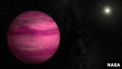 Esta es una recreación artística del planeta GJ 504b, que posee un tamaño cuatro veces mayor al de Júpiter.