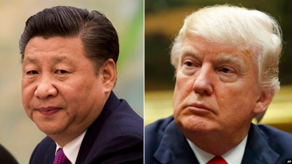 中国国家主席习近平和美国总统川普