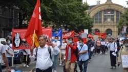 ၈၈၈၈ အထိမ်းအမှတ် နိုင်ငံတကာရောက် မြန်မာတွေ ဆန္ဒပြ