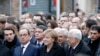 1月11日，世界多國領導人參與巴黎反恐大遊行。
