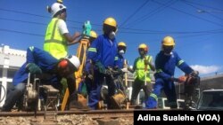 Celebração do 1º de Maio na cidade de Nampula, em Moçambique 