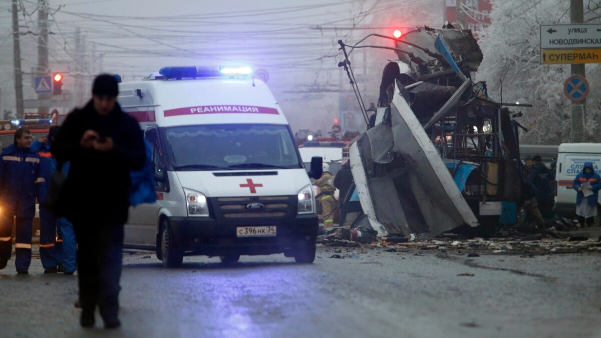 Взрыв машины в волгограде