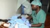 A boy who was injured in an attack by rebel gunmen on vehicles on the road connecting Yei town to the capital, Juba, receives treatment at a military hospital in Juba, South Sudan, Oct. 18, 2016.