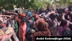 La grève des fonctionnaires à N'Djamena, au Tchad, le 30 mai 2018. (VOA/André Kodmadjingar)