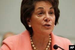 FILE - Rep. Anna Eshoo, D-Calif., pictured on Capitol Hill in Washington, April 20, 2010, says that "when citizens know who has paid for something, it has an effect on their thinking."