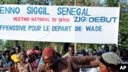 Un meeting de l'opposition à Ziguinchor