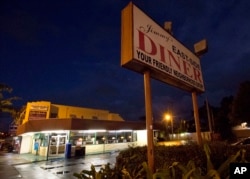 FILE - Jimmy's Eastside Diner, which was featured in the film "Moonlight," is shown in Miami, Jan. 11, 2017.