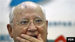 Mantan Presiden Soviet, Mikhail Gorbachev mengecam kecurangan pemilu Rusia (7/12).