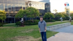 Michael Sayman en la sede de Google en Mountain View, en California, en una foto tomada en 2013.