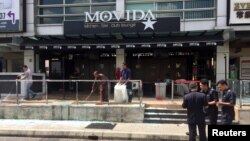 Bar Movida yang menghadapi serangan granat di Puchong, pinggiran Kuala Lumpur, Maret 2016. 