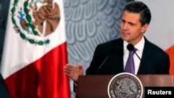 미국 국가안보국이 멕시코 대통령들의 통신을 감청했다는 보도에 멕시코가 자체수사에 착수했다. 사진은 지난 21일 아일랜드를 방문하 엔리케 페냐 니에토 멕시코 대통령.