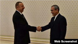 Prezident İlham Əliyev və Ərdəbil valisi Məcid Xudabəxş