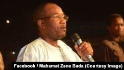 Mahamat Zene Bada, président du Cadre national de dialogue politique (CNDP) et dirigeant du Mouvement patriotique du salut (MPS, au pouvoir), à N’Djamena, Tchad, 17 juillet 2016. (Facebook/ Mahamat Zene Bada)