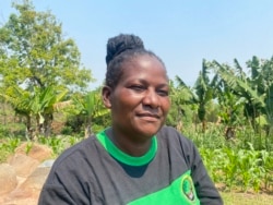 Roseline Mukonoweshuro says the bee-keeping project in Chimanimani district is sustainable not just for the farmers but also for the environment, Oct. 4, 2021. (Columbus Mavhunga/VOA) .
