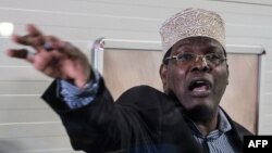 L'opposant Miguna Miguna à Nairobi, Kenya, 26 mars 2018.