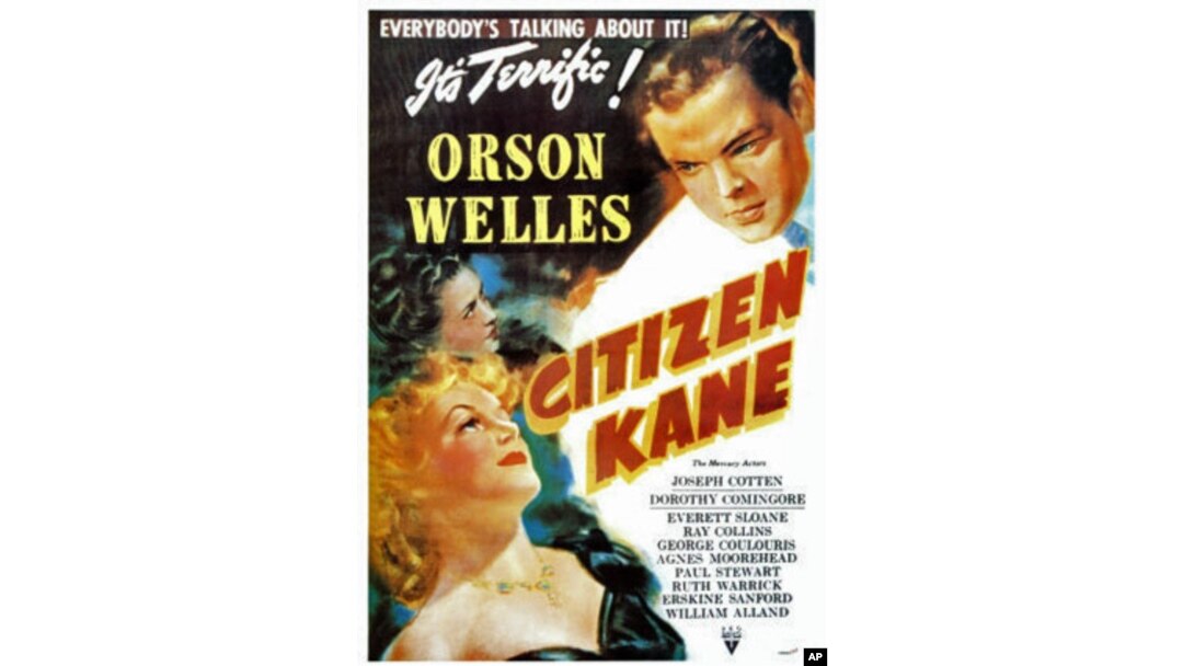 Orson Welles' "Citizen Kane" is considered by many critics to be the greatest film ever made