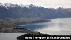 The Remarkables Mountains just outside of Queenstown, New Zealand