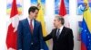 Guaidó comenzó su gira hace más de una semana y lo ha llevado hasta Colombia, Bélgica, Reino Unido, Suiza, Francia y España.  Foto: Justin Tang/The Canadian Press via AP