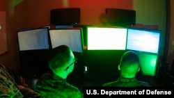 美国海军陆战队网络空间指挥部提供的一张宣传图